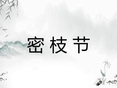 密枝节