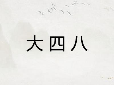 大四八