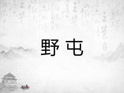 野屯