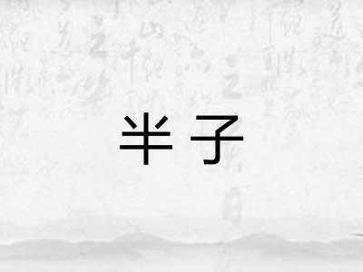 半子