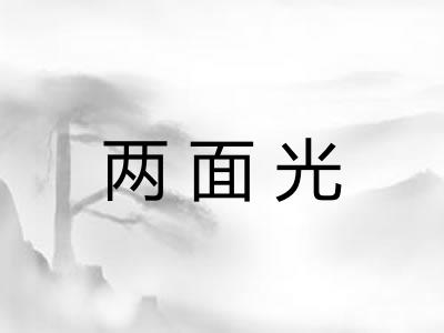 两面光