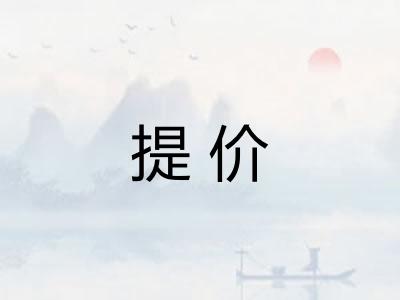 提价