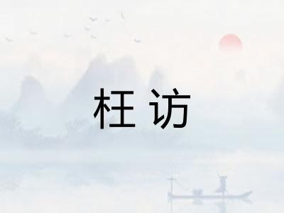 枉访