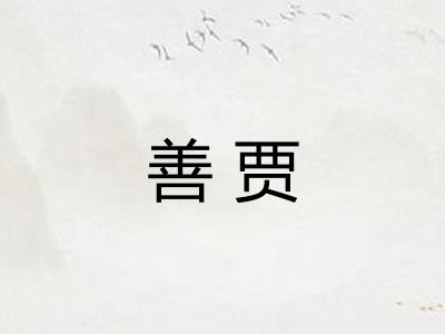 善贾