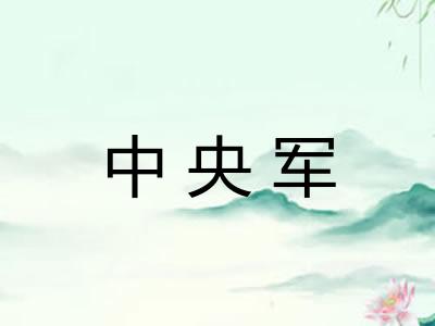 中央军