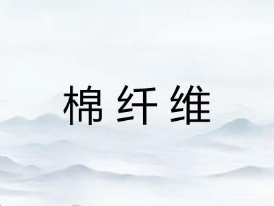 棉纤维