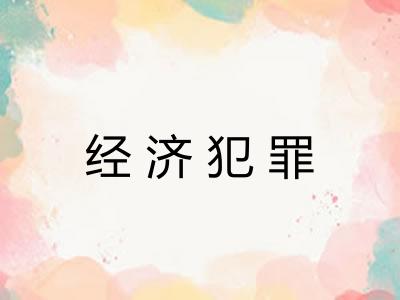 经济犯罪