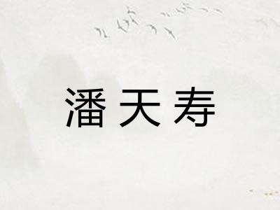 潘天寿