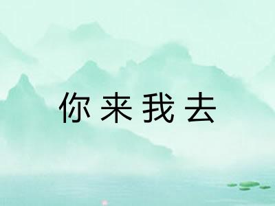 你来我去
