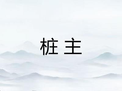 桩主