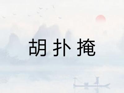 胡扑掩