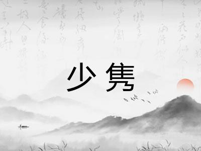 少隽