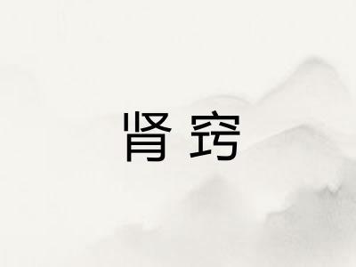 肾窍