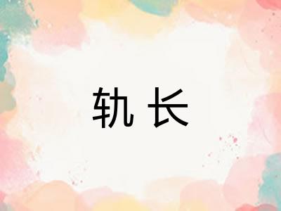 轨长