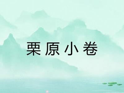 栗原小卷