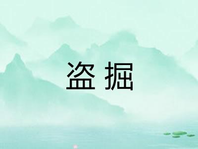 盗掘