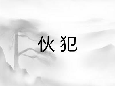 伙犯