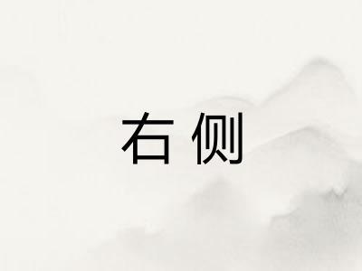 右侧
