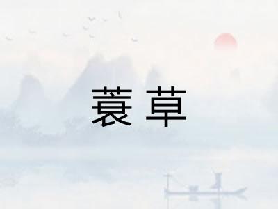 蓑草