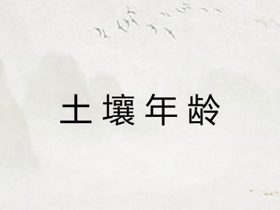 土壤年龄