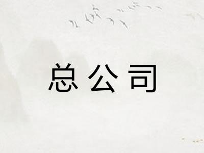 总公司
