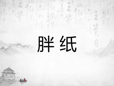 胖纸