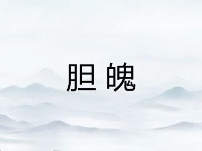 胆魄
