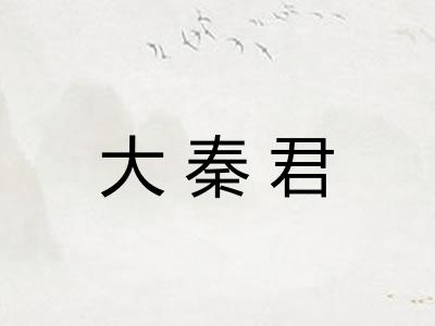 大秦君