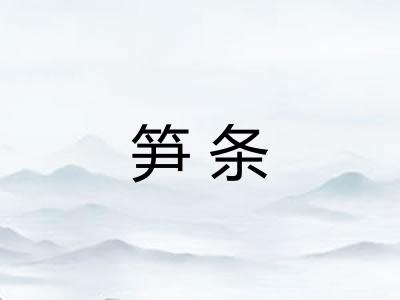 笋条