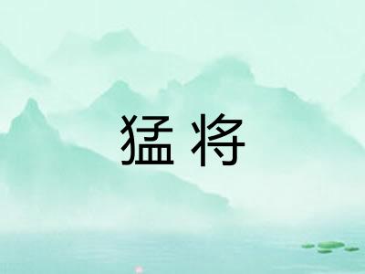 猛将