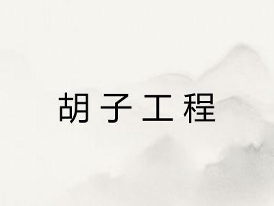 胡子工程
