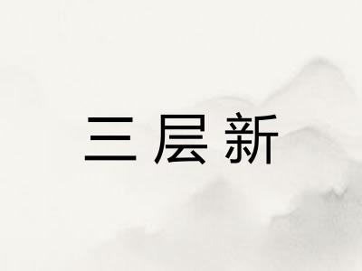 三层新