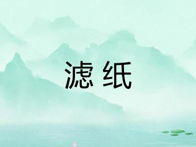 滤纸