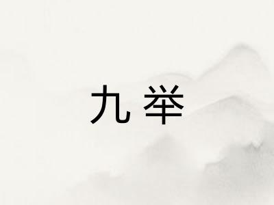 九举