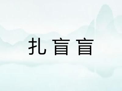 扎盲盲