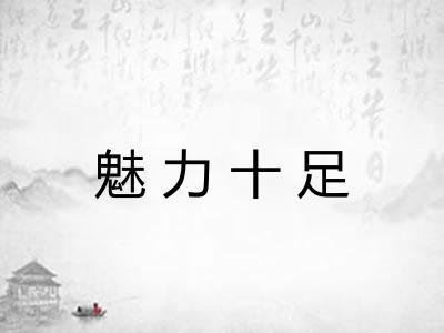 魅力十足