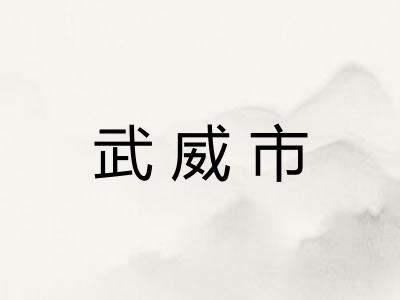 武威市