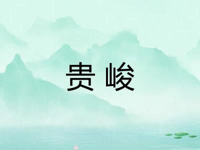 贵峻