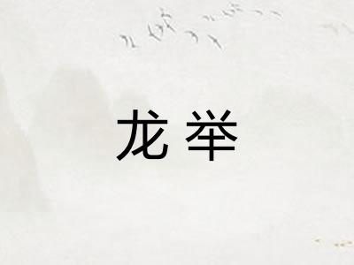 龙举