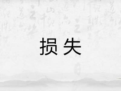 损失