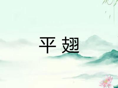平翅