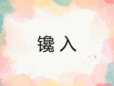 镵入