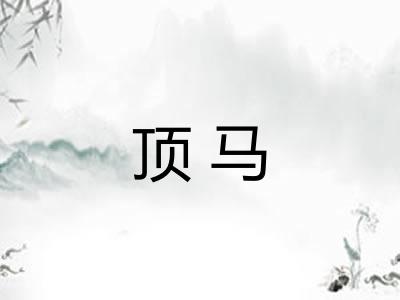 顶马