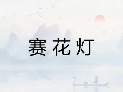 赛花灯