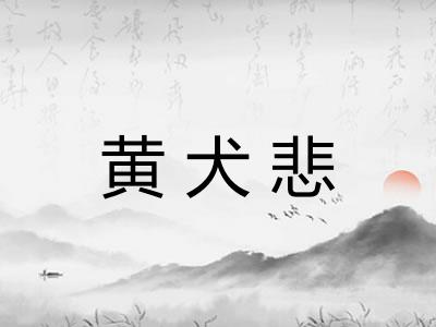 黄犬悲