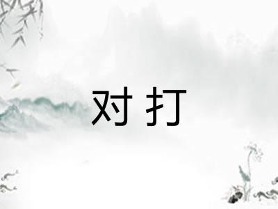 对打