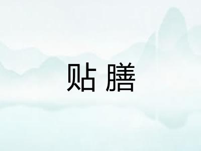 贴膳