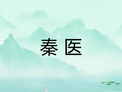 秦医