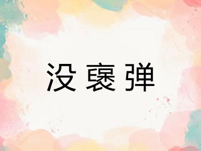 没襃弹