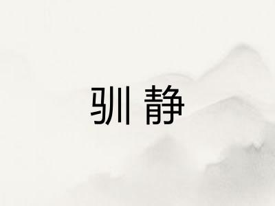 驯静